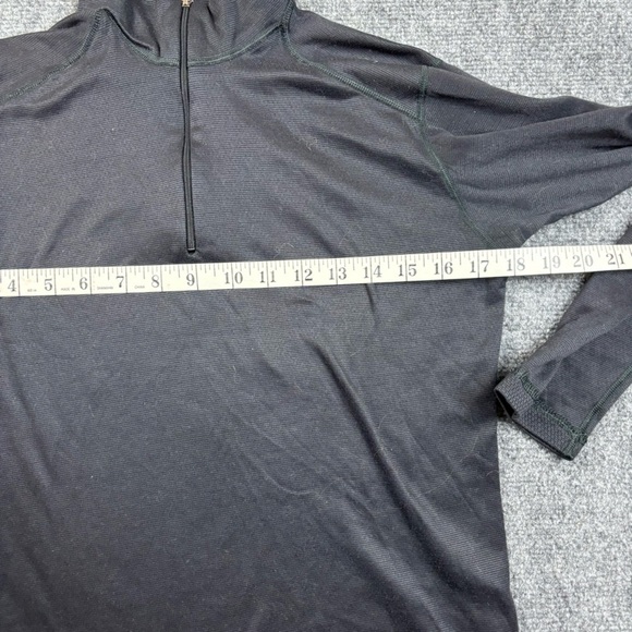 PATAGONIA Women’s 1/4 Zip Capilene Black Baselayer long sleeve shirt size Medium - Picture 5 of 7